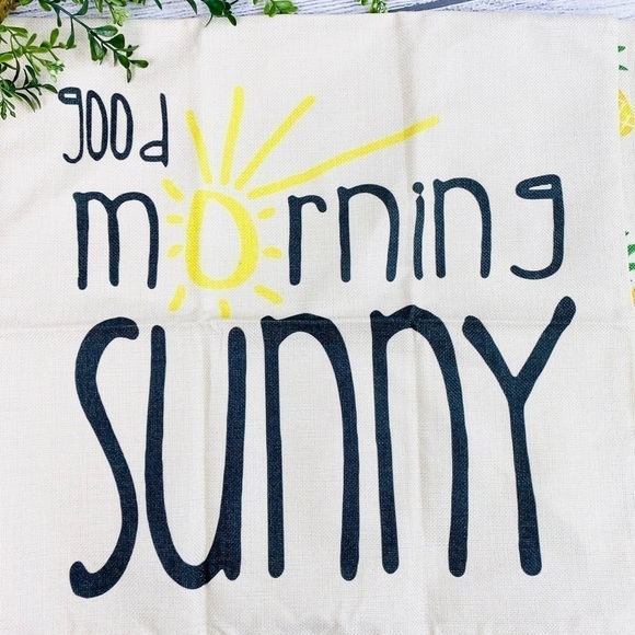 NEW Set of Summer Pillow Covers 18x18 - Picture 2 of 7